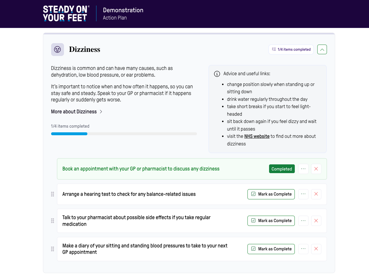 Stronger Personal Action Plans and Clearer Support Journeys